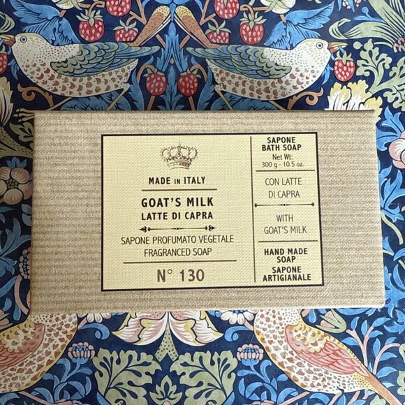 Saponerie Fissi Goat’s Milk Tuscan Extra Fine Soap Made In Italy Lightly Scented - Picture 1 of 4
